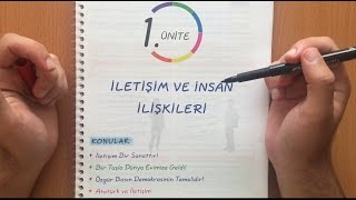 7. Sınıf Sosyal Bilgiler İletişim ve İnsan İlişkileri