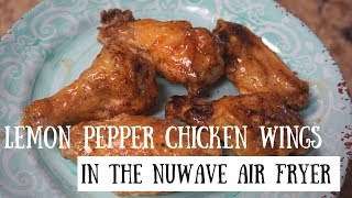Lemon Pepper Chicken Wings in the AirFryer