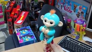 Fingerlings monkey интерактивная игрушка обезьянка (fingerlings baby monkey)
