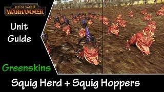 Total War: Warhammer Unit Guide - Greenskins Squig Hoppers and Squig Herd