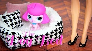 DIY - How to Make:  Doll's Dog Bed - Handmade - Doll - Crafts