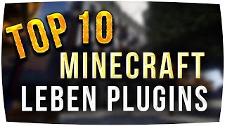 TOP 10 - Minecraft LEBEN Plugins [1.8 - 1.13] - German [HD]