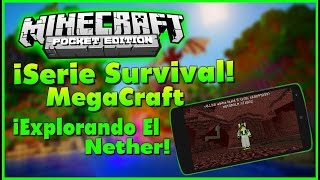 Serie Survival Minecraft PE 0.13.0|MegaCraft Ep#7 Megandroid Y La Ardilla