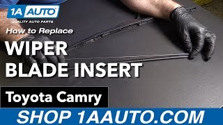 How to Replace Wiper Blade Inserts 06-11 Toyota Camry