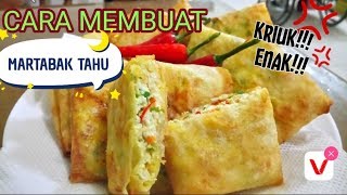 Cara membuat MARTABAK TAHU.KRIUK ENAK||by trisusanti