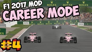 INCREDIBLE WET PACE! | F1 2017 Mod Career #4 - Spanish GP