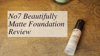 No7 Beautifully Matte Foundation Review
