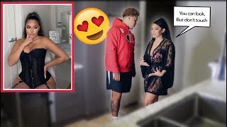 YOU CAN LOOK, BUT YOU CAN'T TOUCH PRANK ON BOYFRIEND!