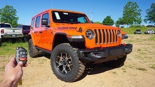 2019 Jeep Wrangler Rubicon: Start Up, Walkaround, Test Drive and Review