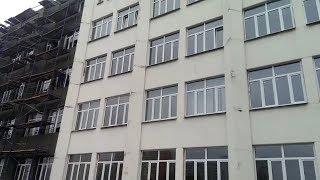 Мокрый фасад.Почти зима.