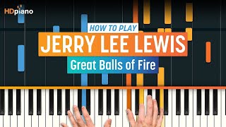 ALL PARTS FREE – How To Play "Great Balls of Fire" by Jerry Lee Lewis | HDpiano Piano Tutorial