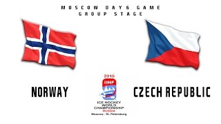 IIHF 2016 | Norway - Czech | Group Stage