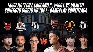 NOVO TOP 1 BR É COREANO , WOOFE VS JACKPOT CONFRONTO DIRETO NO TOP ,SOLOQ DOS PROS -GAMEPLAY COMENT