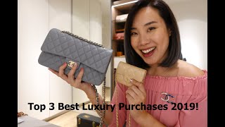 MY TOP 3 BEST LUXURY PURCHASES OF 2019 ! (PLUS CHRISTMAS GIFTS TO MYSELF & VINTAGE CHANEL)