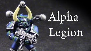 How to paint Alpha Legion Chaos Space Marines