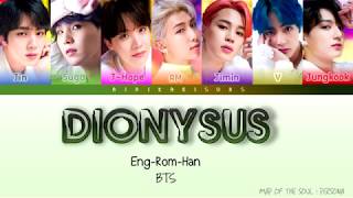 BTS (방탄소년단) - Dionysus [Eng Sub-Romanization-Hangul] Colour Coded Lyrics
