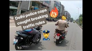delhi POLICE breaking TRAFFIC RULES | Deepak Sharma