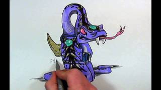 How to Draw PYTHOR#NINJAGO#LEGO
