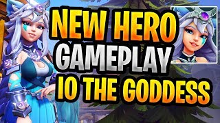 New Hero IO Gameplay SHE LOOKS SO GOOD IO The Shattered Goddess Paladins New hero