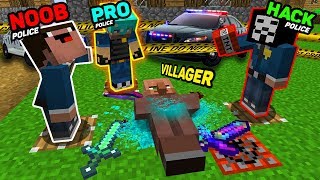 Minecraft NOOB vs PRO vs HACKER  : MURDER INVESTIGATION OF THE VILLAGER ! IN MINECRAFT