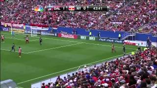 Henry tests Dallas with quick free kick
