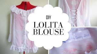 DIY | Chiffon Lolita Blouse