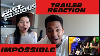 Fast & Furious 9 Trailer Reaction | Funny Couple Reaction