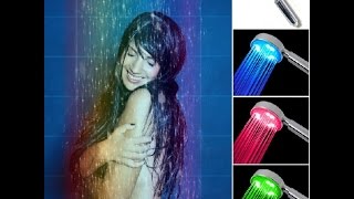Светящийся Светодиодный Душ / Led насадка на кран