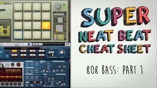 808 Bass Lines: Super Neat Beat Cheat Sheet