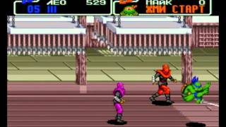 Teenage Mutant Ninja Turtles: The Hyperstone Heist (RUS) SEGA Прохождение / Walkthrough