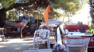 ΒΑΡΚΑΚΙ  ΙΠΠΟΚΑΜΠΟΣ ΑΠΟ  ΣΩΛΗΝΑ  PVC    Χαρίζεται   το  σκαρί  με  μοτερ  και  προπέλα