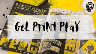 Gel Print Play | Self-expression with a gel printing plate