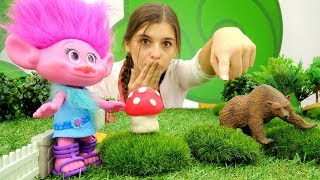 ToyClub шоу - Игрушки Тролли - Розочка ищет Алмазика
