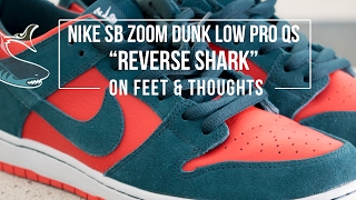 Nike SB Dunk Low 'Reverse Shark' On-feet and Review