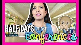 Half Days and Parent Teacher Conferences | Teacher Vlog Ep. 17