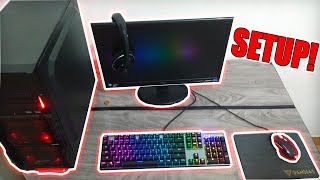 MEU SETUP ATUALIZADO + UNBOXING TECLADO MECÂNICO CHROMA!