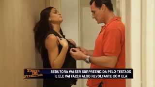 Teste de Fidelidade: Corretor de imóveis avalia 'suíte' da sedutora