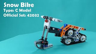 Lego Technic 42032 C Model Snow Bike