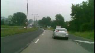 [ www.AutoWrzuta.pl ] TIR zajeżdżająca drogę