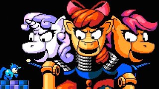 Mega Pony (My Little Pony fan game) All Bosses (No Damage)