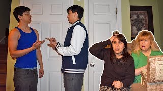 I Have A Twin Brother Prank On Mom And Girlfriend!!