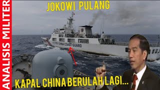 Jokowi Pulang, Kapal Milik China Kembali Serbu Wilayah Laut Natuna Utara