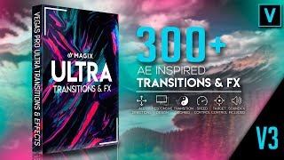 Sony Vegas Ultra Transitions & Effects Pack By Pro Edits