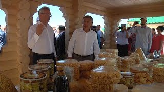 Минниханов на Сабантуе в Пензенской области: "Татары они везде татары, а здесь особые"