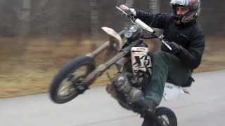 Stuntriding on pitbike | Стант на питбайке (№11)