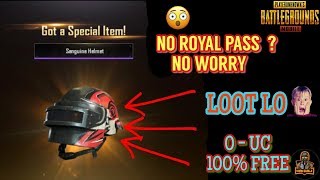 How To Get Free Helmet Skin In Pubg Mobile ! Free Helmet Skin Pubg