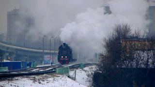 Ретропоезд паровоз Эр 774-38 на МОЖД 19.12.2010 09:46