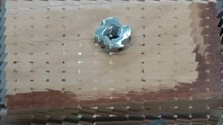 Installing Pronged T Nuts