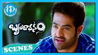 Brindavanam Movie - Srihari, Kota, Jr N T R Emotional Scene