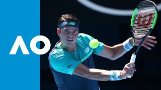 Alexander Zverev v Milos Raonic second set highlights (4R) | Australian Open 2019